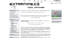 Desktop Screenshot of extratime.cz